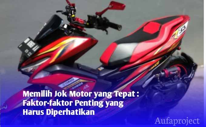 Jok motor nyaman